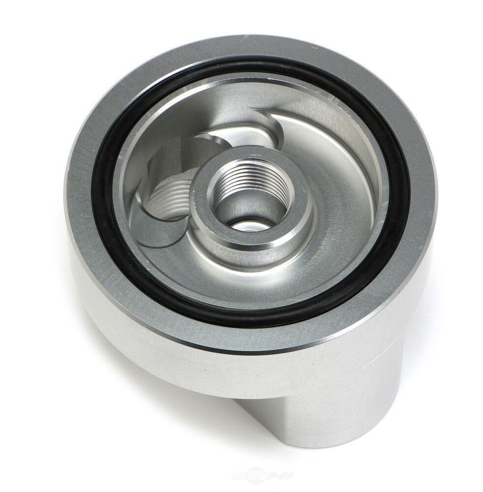 Hamburger's Performance SPIN-ON Bypass; MOPAR; 3/4 in.-16 Threads; -12AN Ports- Billet Aluminum 3320 fits Ford