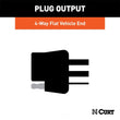 Load image into Gallery viewer, CURT Custom Wiring Harness, 4-Way Flat Output 56087 fits 2009 Suzuki Equator, Equator Premium, Equator RMZ-4, Equator Sport