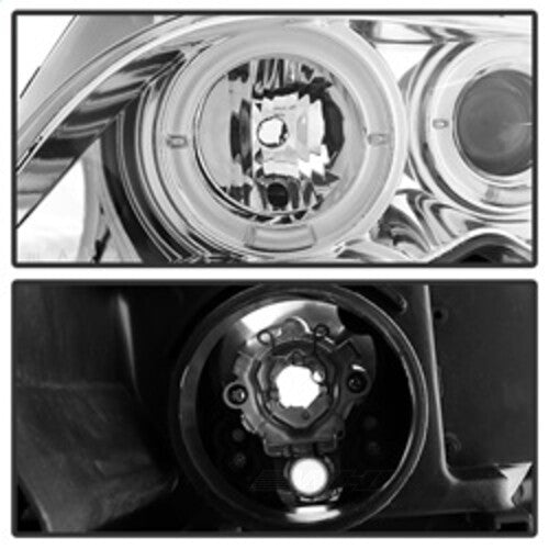 Spyder Auto (Spyder Signature) Projector Headlights 1PC - LED Halo - Chrome 5042408 fits 2002-2005 BMW 320I / 2002-2005 BMW 325I / 2002-2005 BMW 325XI / 2002-2005 BMW 330I / 2002-2005 BMW 330XI