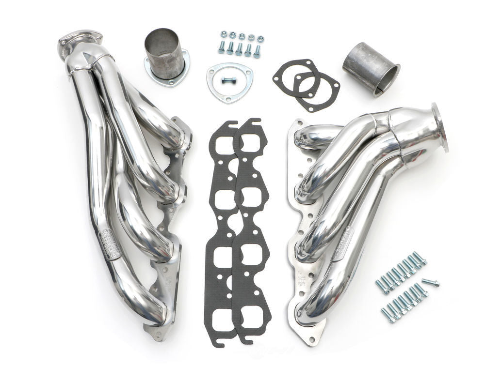 Hedman Hedders HTC Coated Headers; 2 in. Tube Dia; 3 in. Coll; MID-LENGTH Design 66103 fits 1965-1981 Chevrolet Bel Air / Biscayne / Camaro / Caprice / Chevelle / El Camino / Impala / Laguna