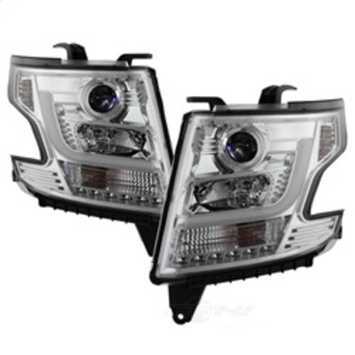 Spyder Auto (Spyder Signature) Projector Headlights - DRL LED - Chrome 5082534 fits 2015-2018 Chevrolet Suburban / 2016-2018 Chevrolet Suburban 3500 Hd / 2015-2018 Chevrolet Tahoe