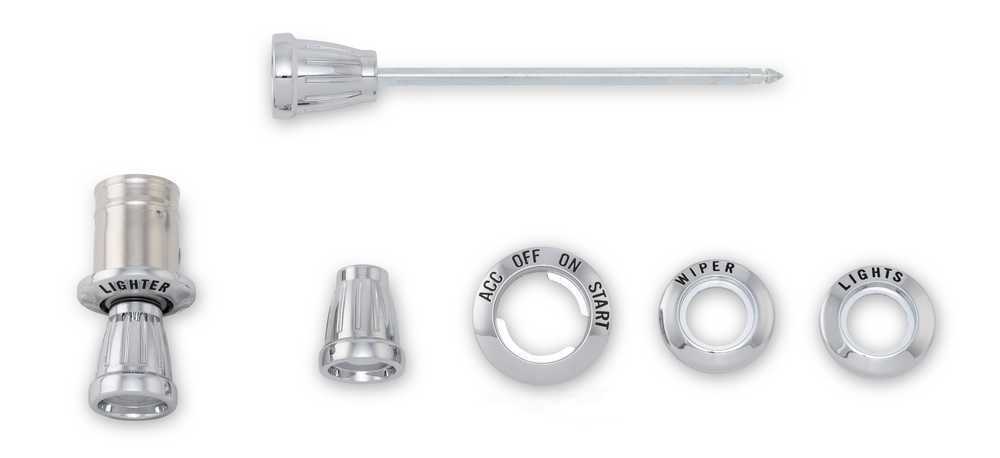 Scott Drake Dash Knob and Bezel Kit C5ZZ-10852-K fits 1964-1966 Ford Mustang