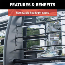 Load image into Gallery viewer, ARIES Black Steel Grille Guard 4059 fits Chevrolet Avalanche / 2003-2006 Chevrolet Avalanche 1500 / 2003-2006 Chevrolet Silverado 1500