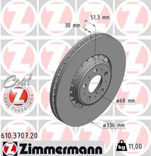Load image into Gallery viewer, Zimmermann Coated Brake Disc 3707 fits 2003-2014 Volvo XC90