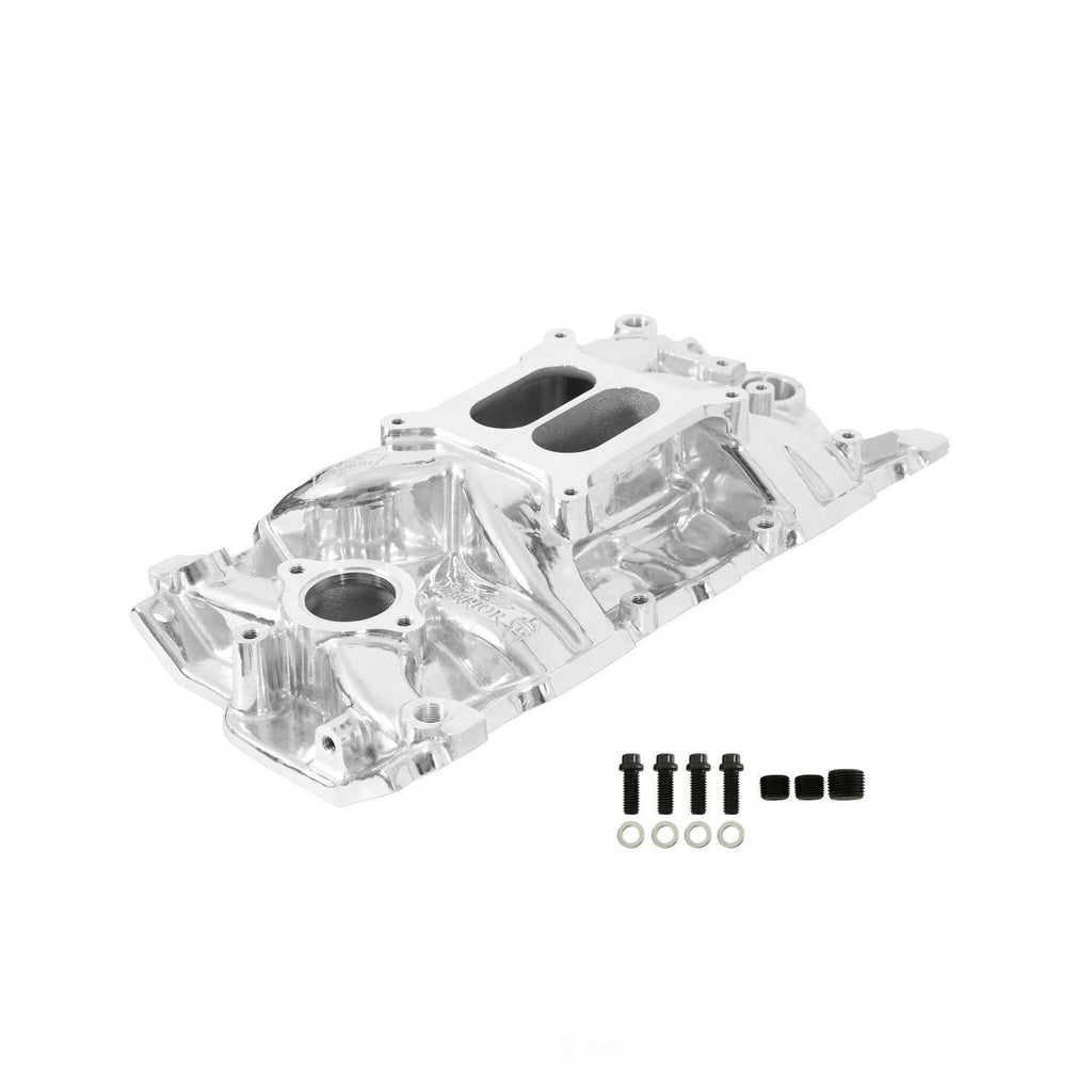 Weiand Street Warrior™ Intake Manifold with Peanut Port Heads 8122P fits 1963-1979 Chevrolet / GMC 396CI / 427CI
