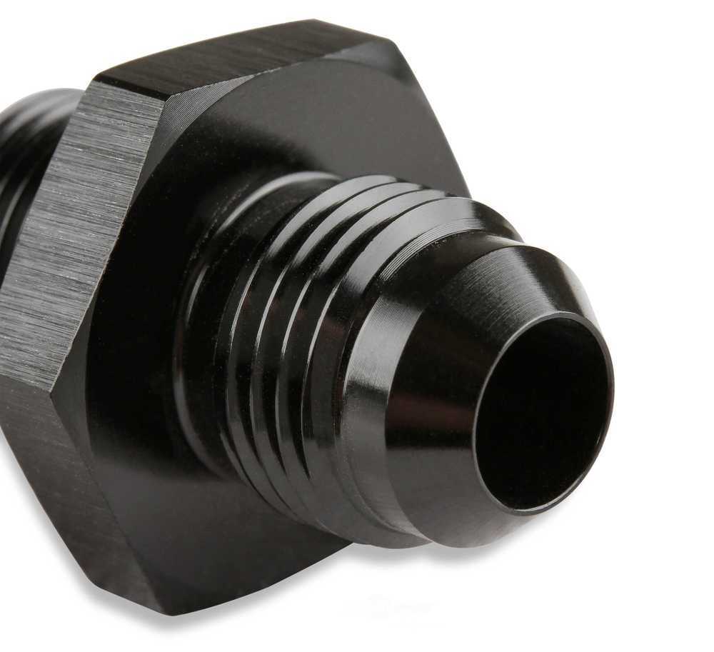 Mr Gasket Mr. Gasket Aluminum Tube Adapter -6 AN Male AN To 5/16 Inch Tubing Black 892005-BL