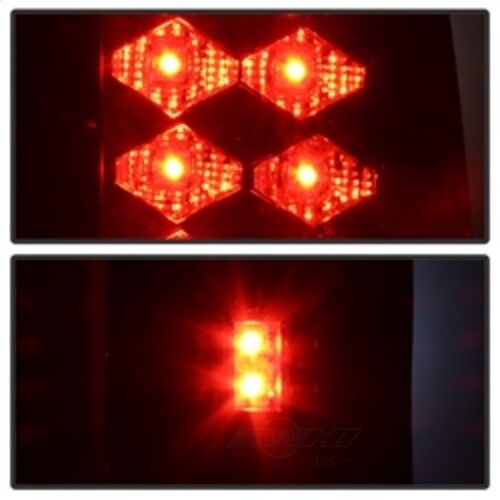 Spyder Auto (Spyder) LED Tail Lights - Black 5001351