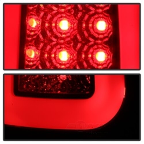 Spyder Auto (Spyder) Light Bar LED Tail Lights - Version 3 - Black Smoke 5084729 fits 2008-2016 Ford F-250 Super Duty / 2008-2016 Ford F-350 Super Duty / 2009-2015 Ford F-450 Super Duty