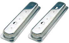 Load image into Gallery viewer, Trans-Dapt Performance Polished Aluminum Valve Covers; SHORT; Plain (no holes) 6036 fits Chevrolet Sb