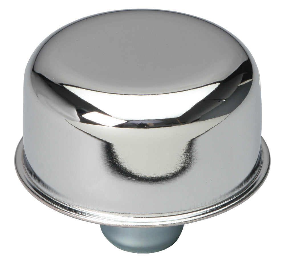 Trans-Dapt Performance 2-3/4 in. Diameter Push-In-Style Breather Cap Only (Without Grommet)- Chrome 4870