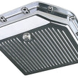 Load image into Gallery viewer, Trans-Dapt Performance TH350 Transmission Pan; Stock Depth; Finned Polished Aluminum 8896