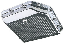 Load image into Gallery viewer, Trans-Dapt Performance TH350 Transmission Pan; Stock Depth; Finned Polished Aluminum 8896