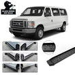 Load image into Gallery viewer, Black Horse Off Road Spartan Running Boards SR-FOR203796 fits 2003 Ford E-150, E-150 Club Wagon, E-250, E-350 Club Wagon / 1999 Ford E-150 Econoline Club Wagon, E-250 Econoline, E-350 Econoline Club Wagon, E-350 Super Duty