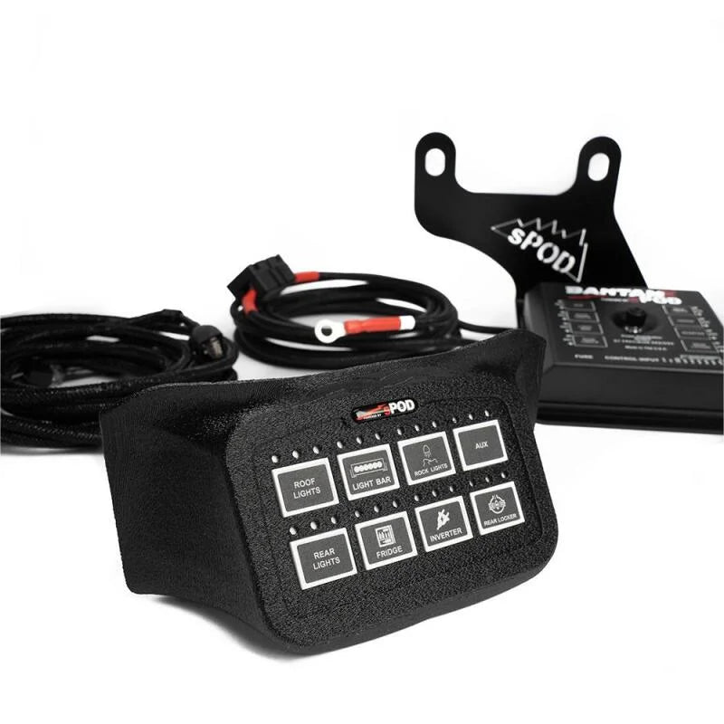 sPOD 19-23 Mercedes Sprinter BantamX HD (84in Battery Cables) - Side View