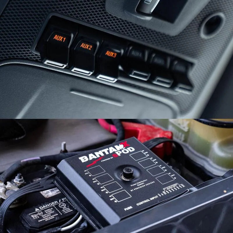 sPOD BantamX Upfitter Kit 2023+ Ford Super Duty - Main Product View