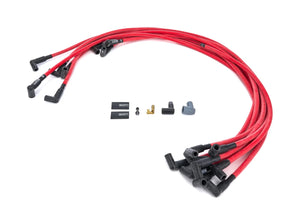 scott performance wire SBC Spark Plug Wire Set 90-Degree - Red CH-435-2