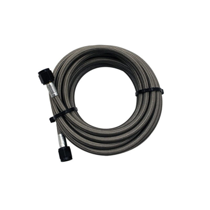 Snow Performance Snow Performance 5ft Stainless Steel Braided Water Line (4AN Black) SNOSNO-800-BRD