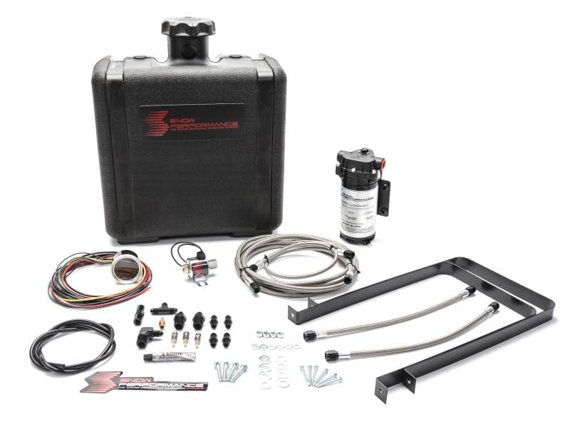 Snow Performance Snow Performance Chevy/GMC Stg 2 Boost Cooler Water Injection Kit (SS Braided Line 4AN Fittings) SNOSNO-430-BRD