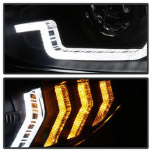 Load image into Gallery viewer, SPYDER Spyder 16-18 Honda Civic 4Dr w/LED Seq Turn Sig Lights Proj Headlight - Black - PRO-YD-HC16-SEQ-BK SPY5086099