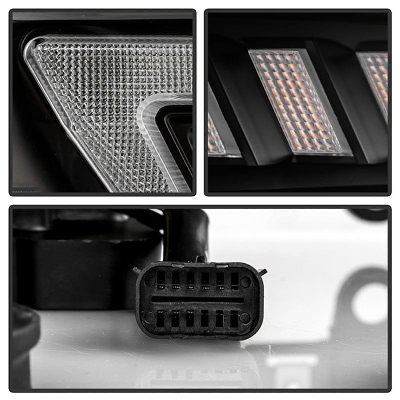 SPYDER Spyder 19-22 Dodge Ram 2500 (Halogen Only) Projector Headlights - Black PRO-YD-DR19HDHALSI-SEQ-BK SPY5088611