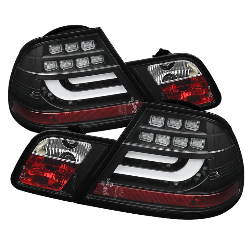 SPYDER Spyder BMW E46 00-03 2Dr Coupe Light Bar LED Tail Lights Blk ALT-YD-BE4600-LBLED-BK SPY5073815
