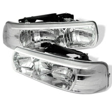 Load image into Gallery viewer, SPYDER Spyder Chevy Silverado 1500/2500 99-02 Crystal Headlights Chrome HD-YD-CSIL99-C SPY5012487