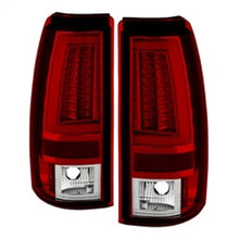 Load image into Gallery viewer, SPYDER Spyder Chevy Silverado 1500/2500 99-02 Version 2 LED Tail Lights - Red Clear ALT-YD-CS99V2-LED-RC SPY5081872