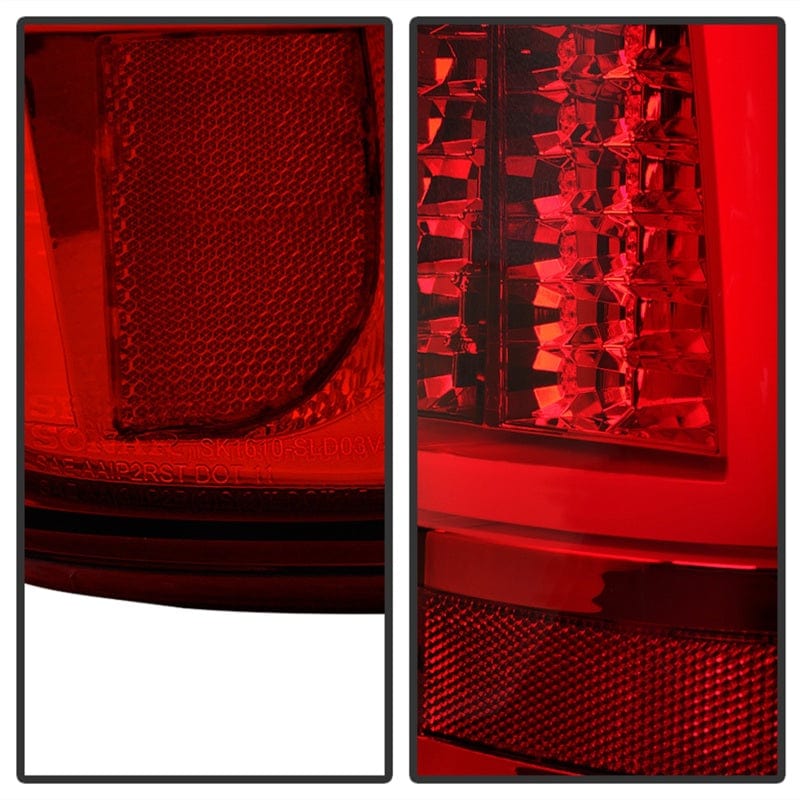 SPYDER Spyder Chevy Silverado 1500/2500 99-02 Version 2 LED Tail Lights - Red Clear ALT-YD-CS99V2-LED-RC SPY5081872
