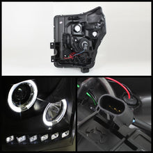 Load image into Gallery viewer, SPYDER Spyder Ford Super Duty 11-15 Projector Headlights LEDHalo DRL Blk High H1 Low 9006 PRO-YD-FS11-HL-BK SPY5070272