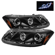 Load image into Gallery viewer, SPYDER Spyder Honda Accord 08-12 4Dr Projector Headlights- LED Halo DRL Blk PRO-YD-HA08-4D-HL-BK SPY5010667
