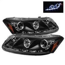Load image into Gallery viewer, SPYDER Spyder Honda Accord 08-12 4Dr Projector Headlights- LED Halo DRL Blk PRO-YD-HA08-4D-HL-BK SPY5010667