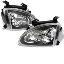 Load image into Gallery viewer, SPYDER Spyder Honda Del Sol 93-97 Crystal Headlights Black HD-YD-HD93-BK SPY5012586