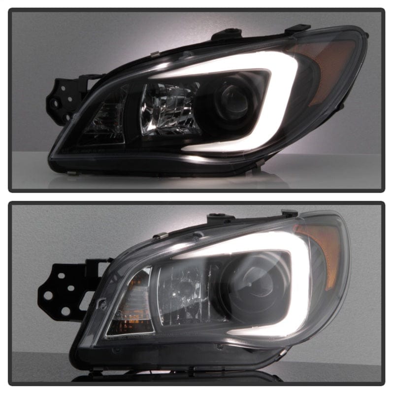 SPYDER Spyder Subaru WRX 06-07 Projector Headlights - HID Model Only - Black PRO-YD-SWRX06-HID-LBDRL-BK SPY5083913