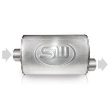 Load image into Gallery viewer, Stainless Works Stainless Works 2.25in ID CENTER INLET/ 2.25in OD OFFSET OUTLET 5inX9in SSWTM5C22C22O