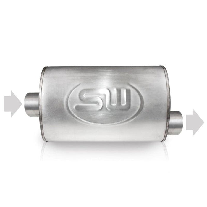 Stainless Works Stainless Works 2.25in ID CENTER INLET/ 2.25in OD OFFSET OUTLET 5inX9in SSWTM5C22C22O