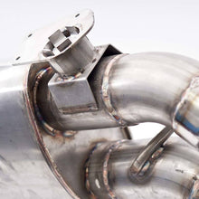 Load image into Gallery viewer, Stainless Works Stainless Works 2016+ Chevy Camaro SS 3in Legend Factory Connect Axle Back w/Valve &amp; 4in Quad Tips SSWCA16RVMKSFCL