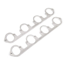 Load image into Gallery viewer, Stainless Works Stainless Works Big Block Ford Flat Tall Oval Port Header 304SS Exhaust Flanges 2-1/4in Primaries SSWHFBBF1225