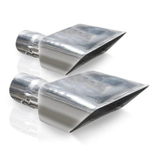 Load image into Gallery viewer, Stainless Works Stainless Works Hot Rod Box Exhaust Tips 2.25in Inlet SSW7010225
