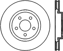 Load image into Gallery viewer, Stoptech StopTech Sport Slotted (CRYO) 05-19 Chrysler 300 Rear Right Slotted Rotor STO126.63062CSR