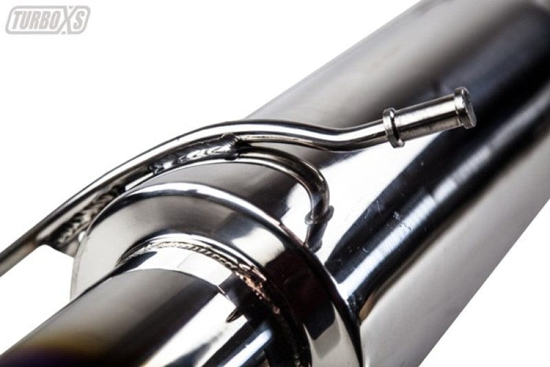 Turbo XS Turbo XS 02-07 WRX-STi Rear Muffler Assembly w/ Titanium Tip TXSWS02-RMA-TI