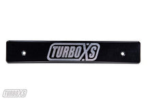 Load image into Gallery viewer, Turbo XS Turbo XS 08-14 Subaru WRX/STi Billet Aluminum License Plate Delete Black Machined TurboXS Logo TXSWS08-LPD-BLK-TXS