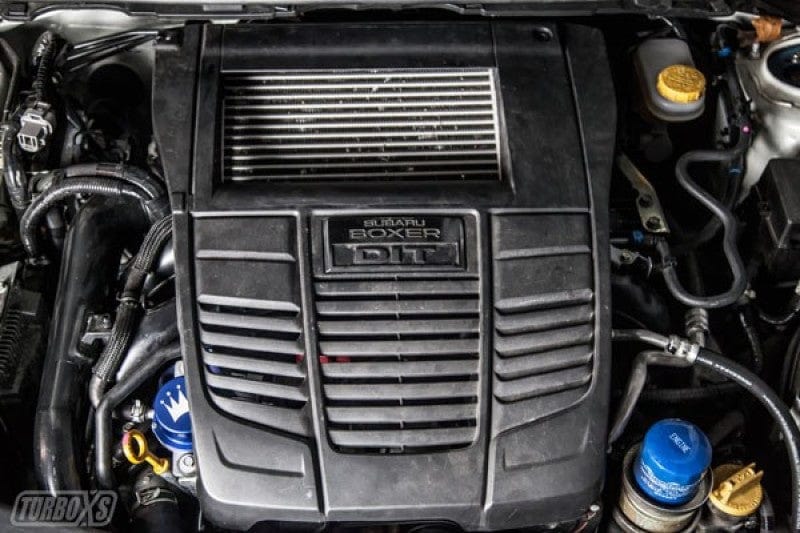 Turbo XS Turbo XS 15-16 Subaru WRX Billet Aluminum Vacuum Pump Cover - Blue TXSW15-VPC-BLU