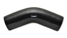 Load image into Gallery viewer, Vibrant Vibrant 4 Ply Reinforced Silicone Elbow Connector - 4in I.D. - 45 deg. Elbow (BLACK) VIB2756