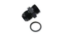 Load image into Gallery viewer, Vibrant Vibrant -8AN Flare to AN Straight Cut Thread (3/4-16) with O-Ring Adapter Fitting VIB16831