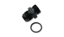 Load image into Gallery viewer, Vibrant Vibrant -8AN Flare to AN Straight Cut Thread (3/4-16) with O-Ring Adapter Fitting VIB16831