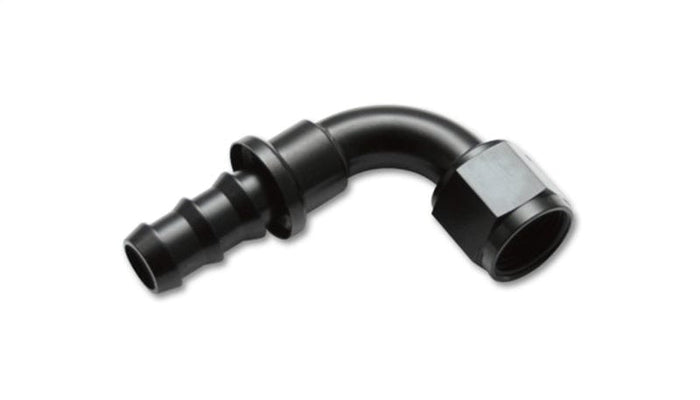 Vibrant Vibrant -8AN Push-On 90 Deg Hose End Fitting - Aluminum VIB22908