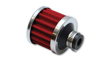 Load image into Gallery viewer, Vibrant Vibrant Crankcase Breather Filter w/ Chrome Cap 2 1/8in 55mm Cone ODx2 5/8in 68mm Tallx3/8in 9mm ID VIB2165