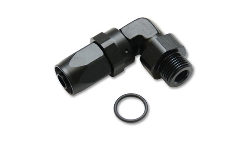 Vibrant Vibrant Male -10AN 90 Degree Hose End Fitting - 7/8-14 Thread (10) VIB24908