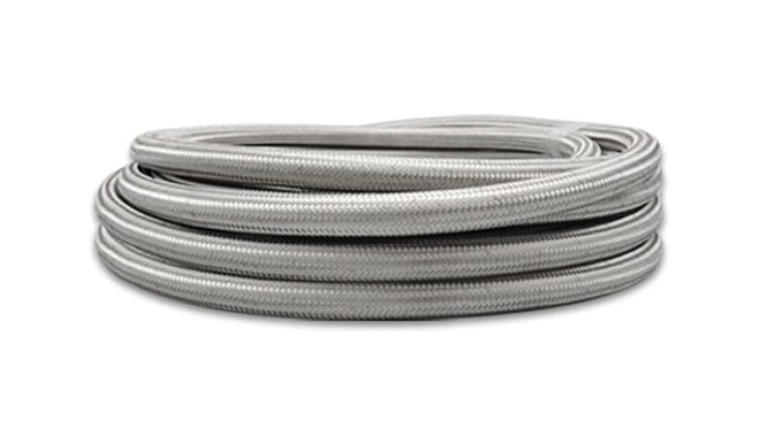 Vibrant Vibrant SS Braided Flex Hose with PTFE Liner -10 AN (5 foot roll) VIB18440