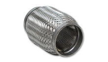 Load image into Gallery viewer, Vibrant Vibrant SS Flex Coupling with Inner Braid Liner 2.25in inlet/outlet x 6in flex length VIB62706
